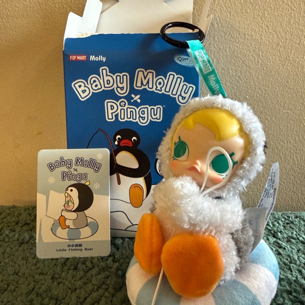 ✨SALE✨ Baby Molly × Pingu Plush Pendant – Little Fishing Boat